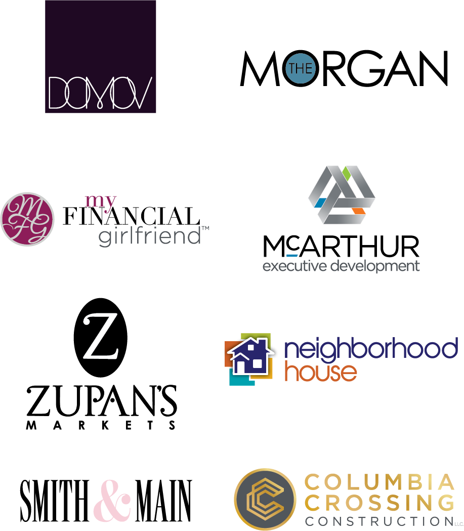 assortment of logos designed by Fab Brands